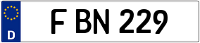 Truck License Plate